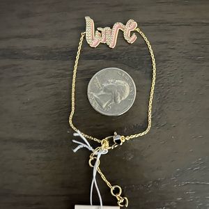 Kate Spade New York Say Yes Love Bracelet & necklace set